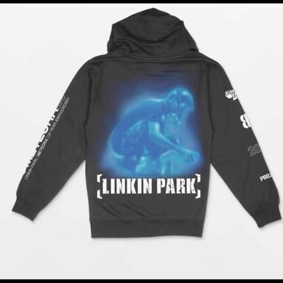 Linking Park X Brooklyn Projects Zipper Hoodie Sz L - Picture 1 of 4